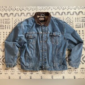 Guide Gear Mens Flannel Lined Denim Jacket - Size XXL